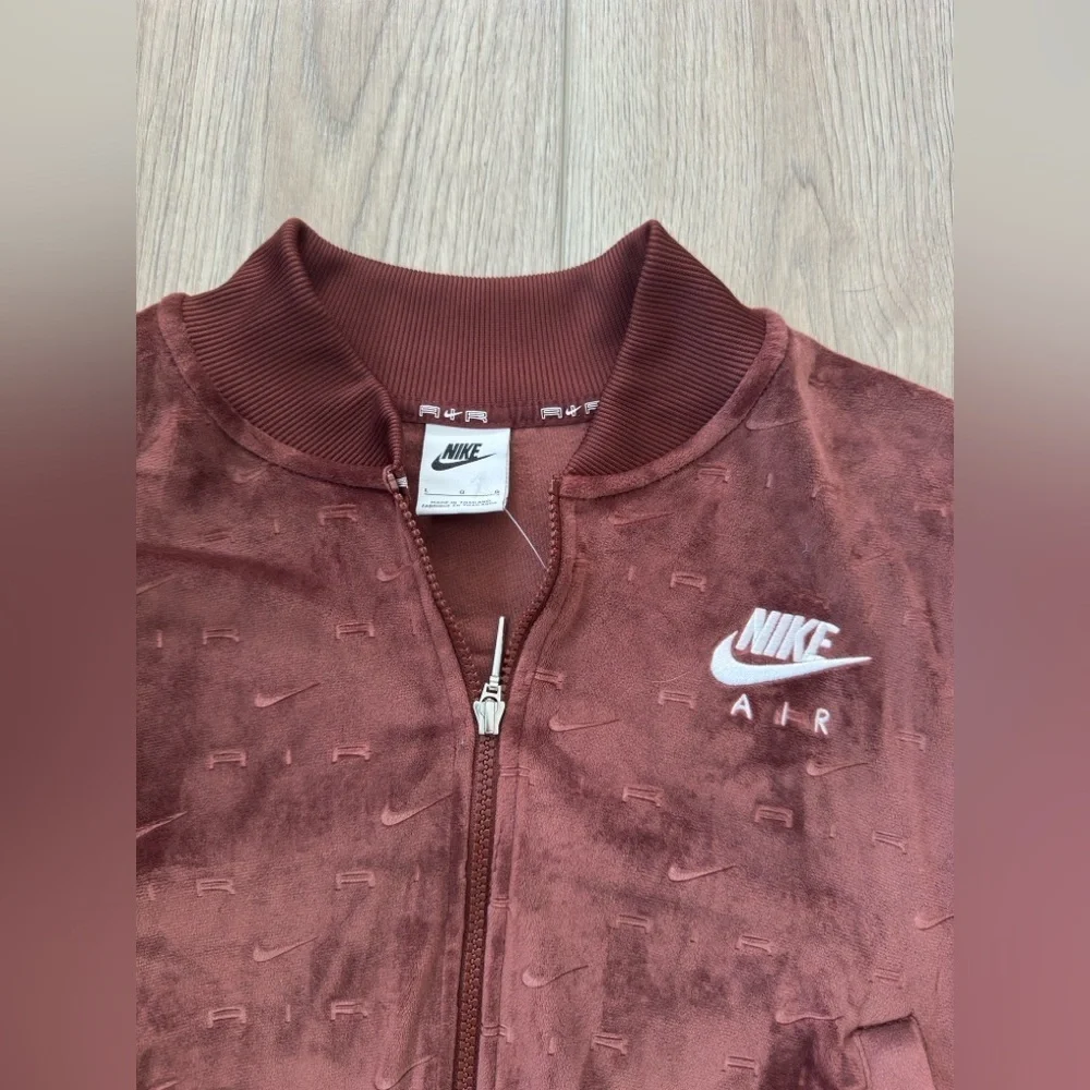 Nike Air Velour Bronze White Eclipse Full Zip Jacket - Picture 5 of 12